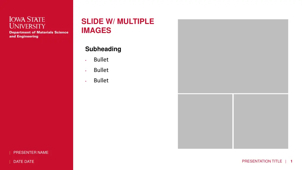 slide w multiple images