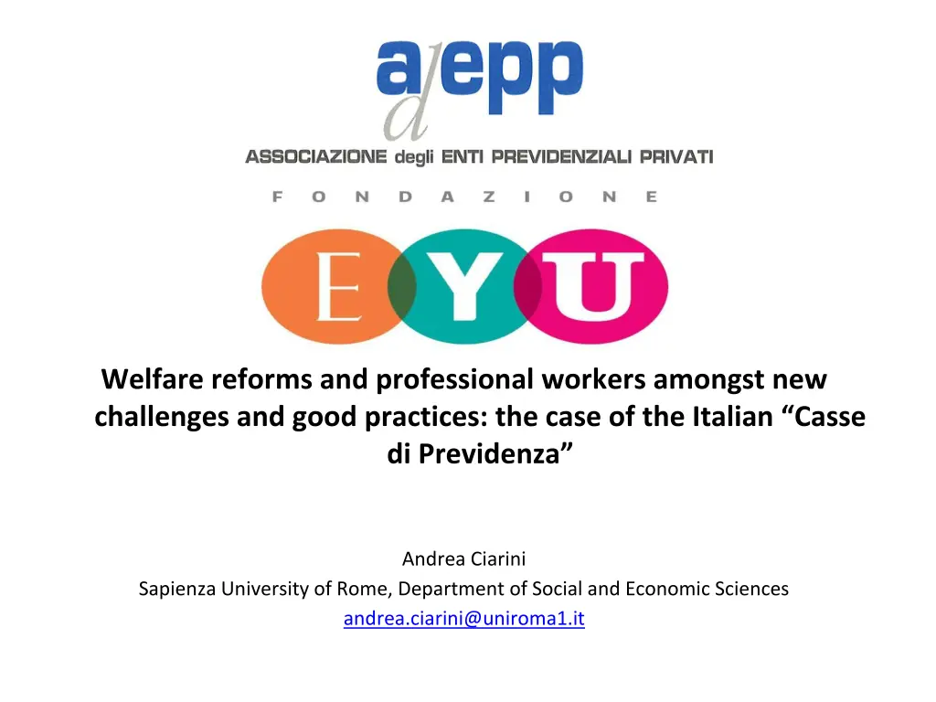 welfare reforms and professional workers amongst