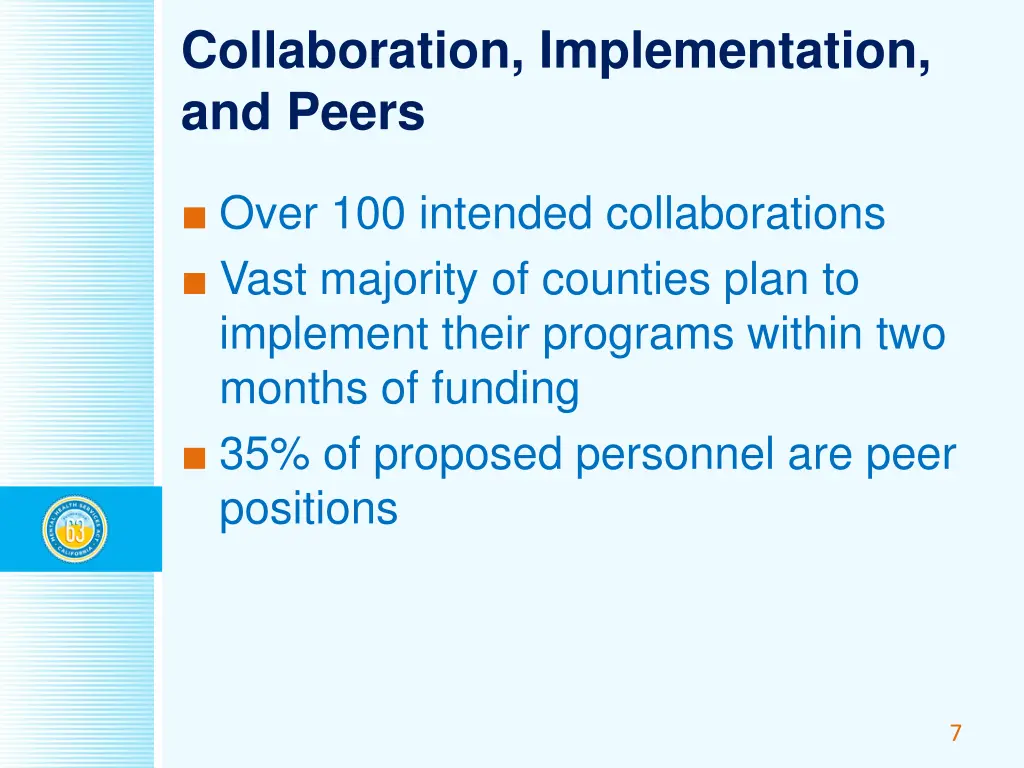 collaboration implementation and peers