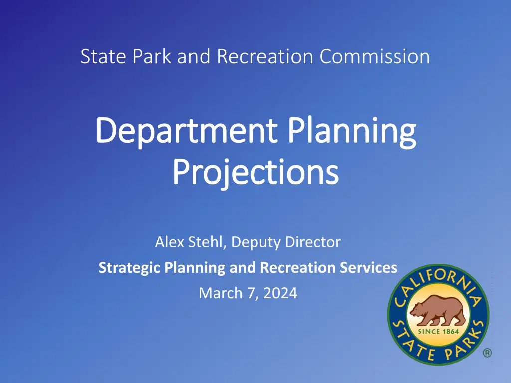 state park and recreation commission