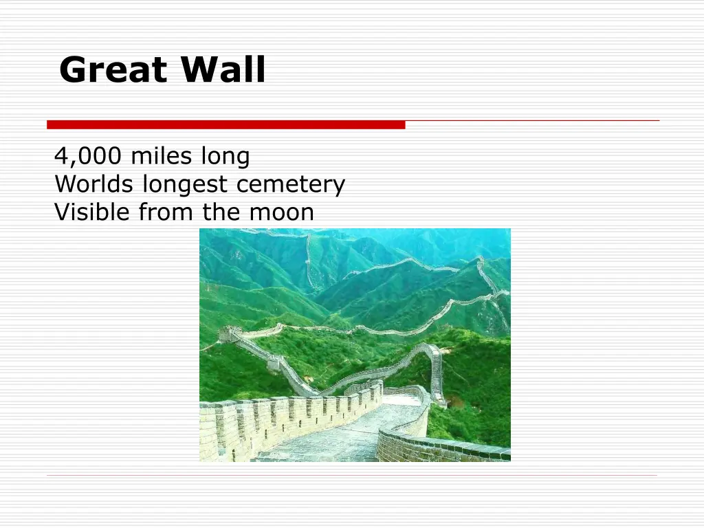 great wall