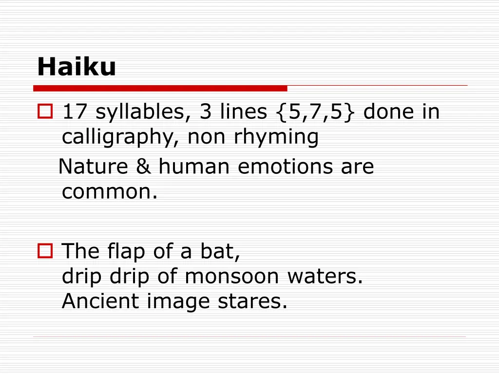 haiku
