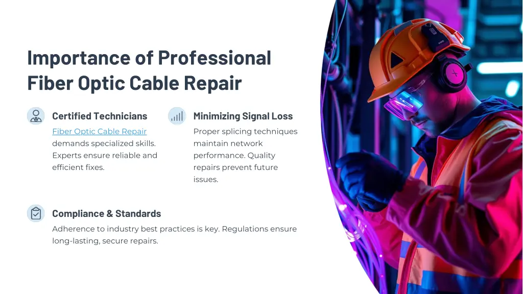 importance of professional fiber optic cable