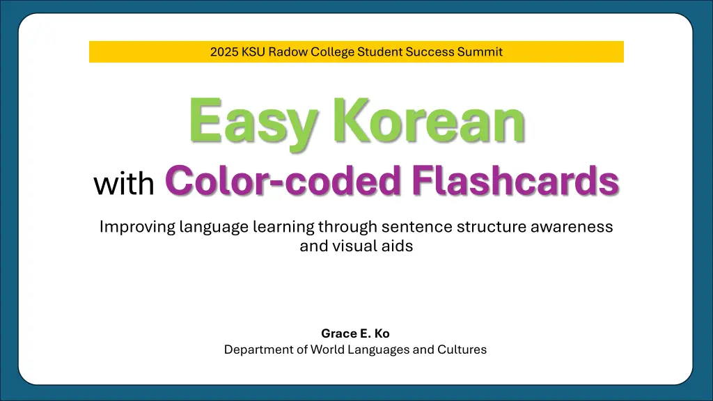 2025 ksu radow college student success summit