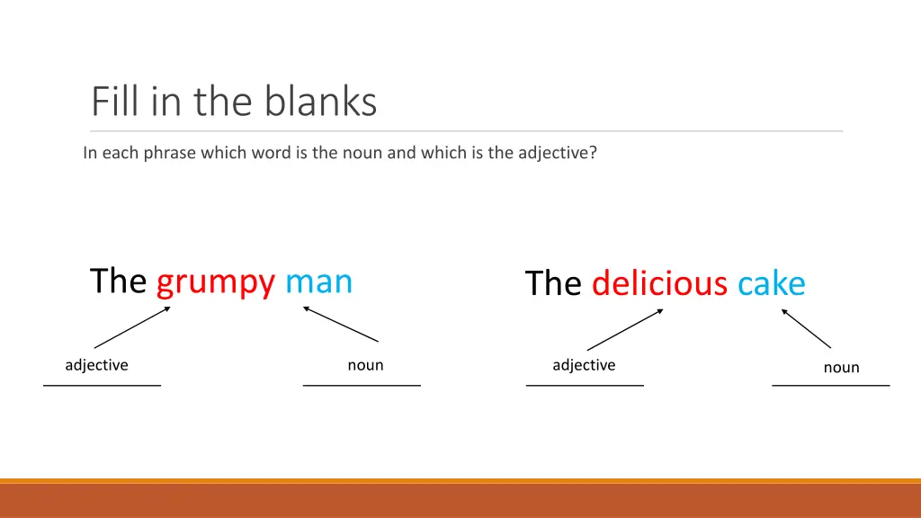 fill in the blanks 1