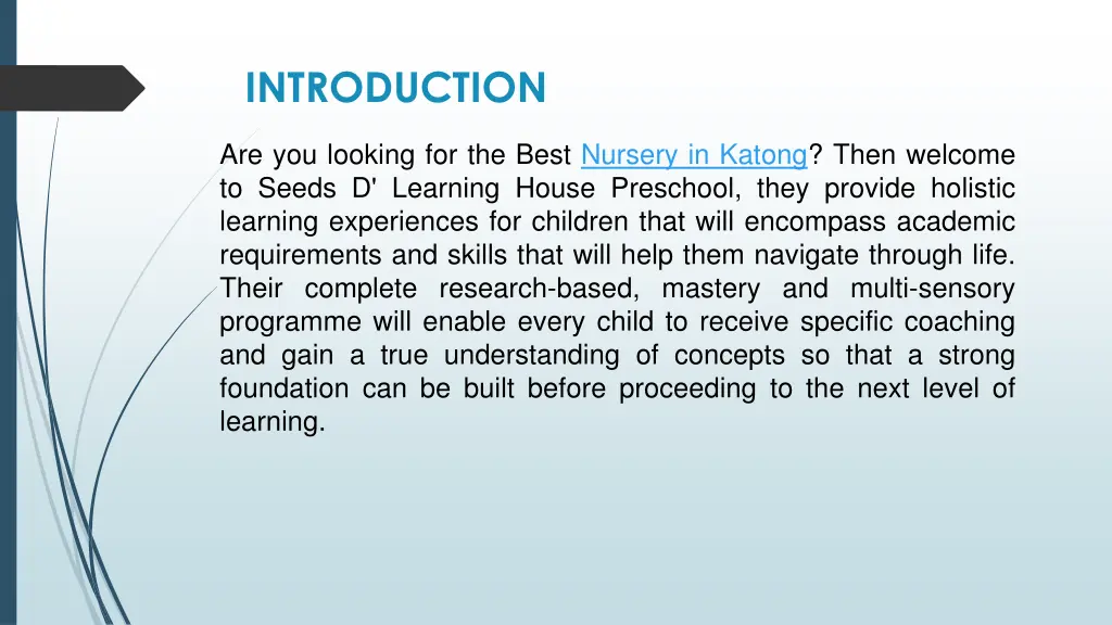 introduction