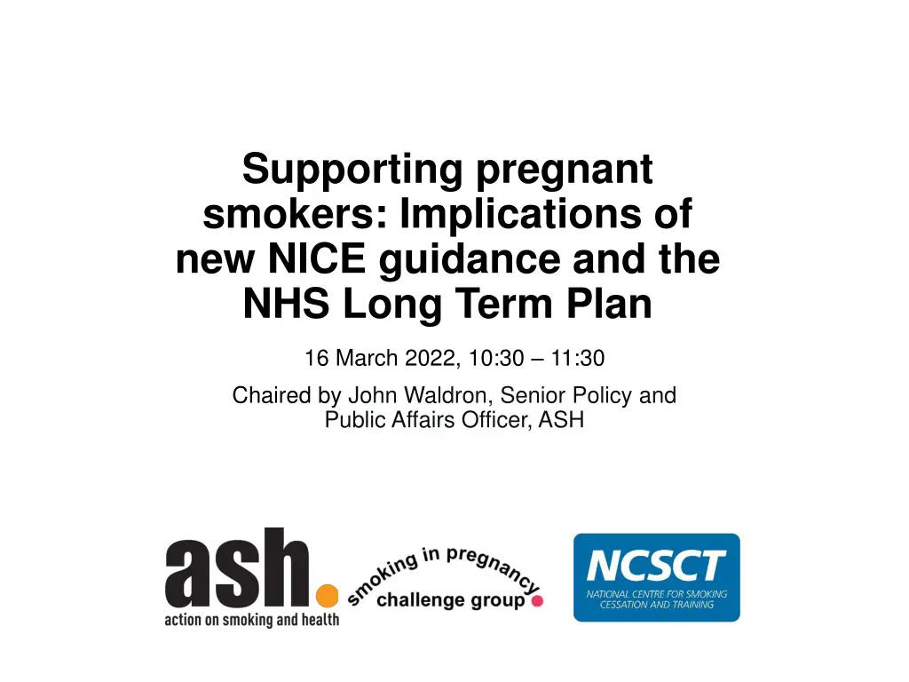 supporting pregnant smokers implications