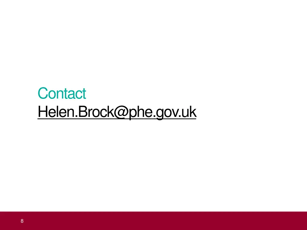 contact helen brock@phe gov uk