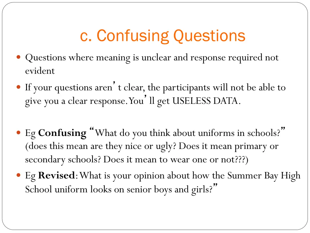 c confusing questions