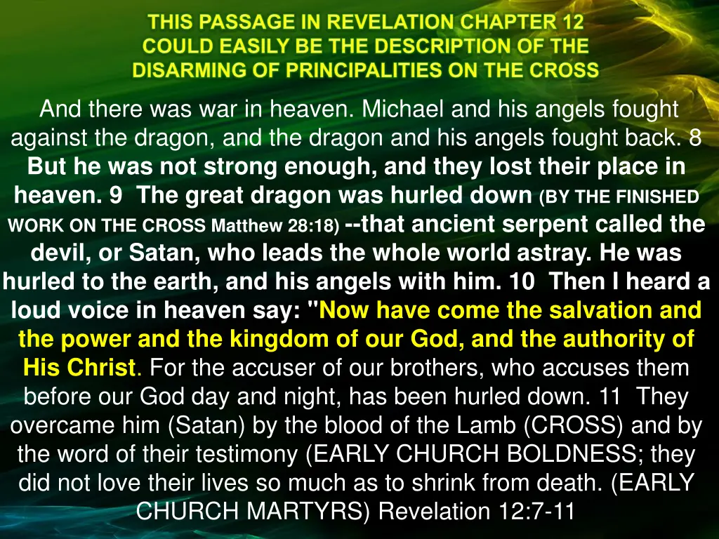 and there was war in heaven michael