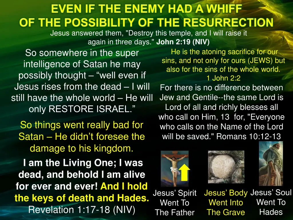 jesus answered them destroy this temple