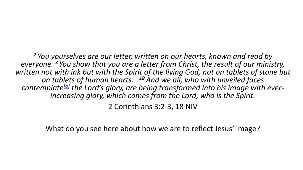 2 you yourselves are our letter written
