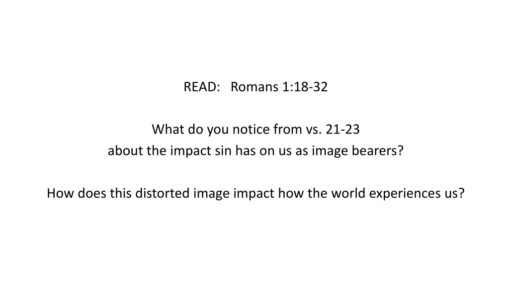 read romans 1 18 32