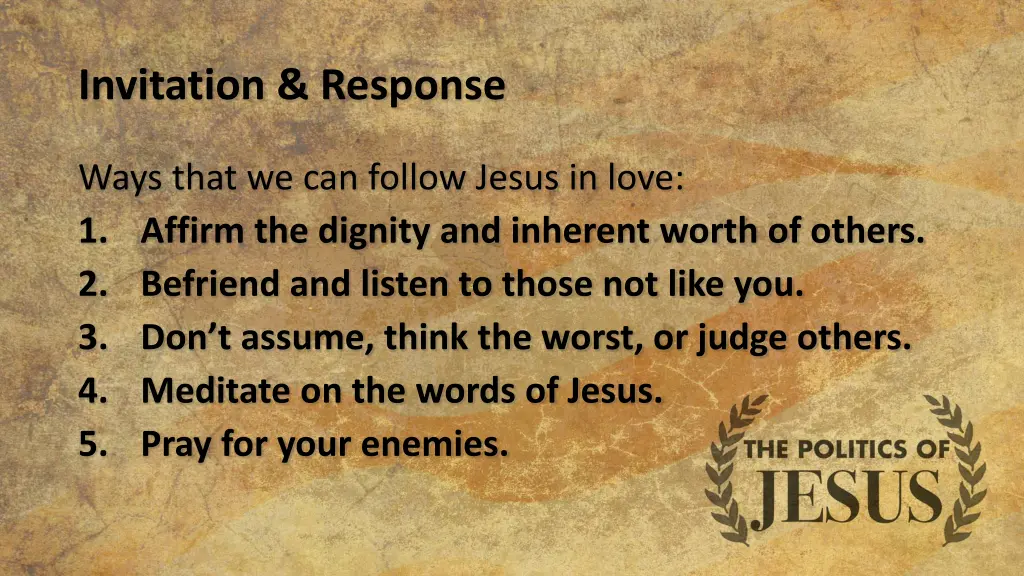 invitation response 5
