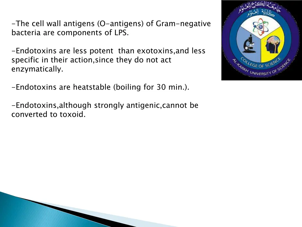 the cell wall antigens o antigens of gram