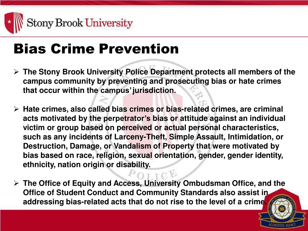 bias crime prevention