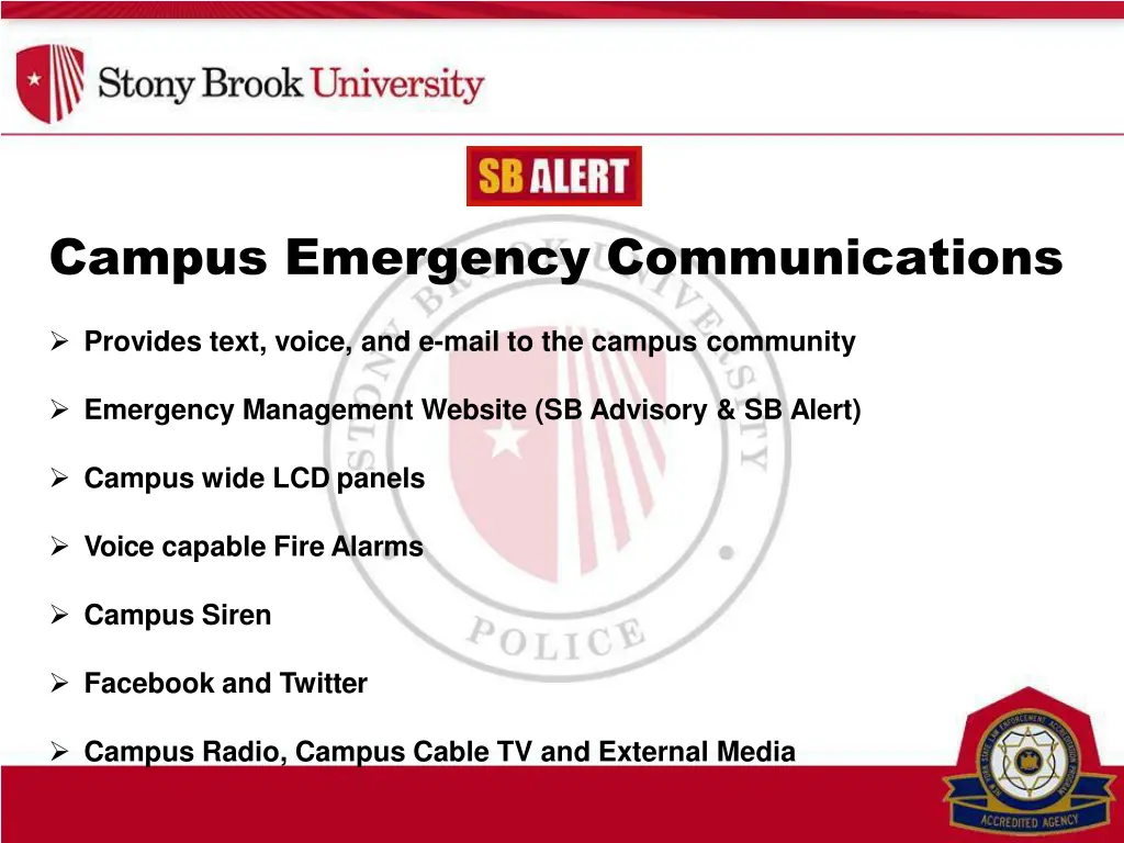 campus emergency communications
