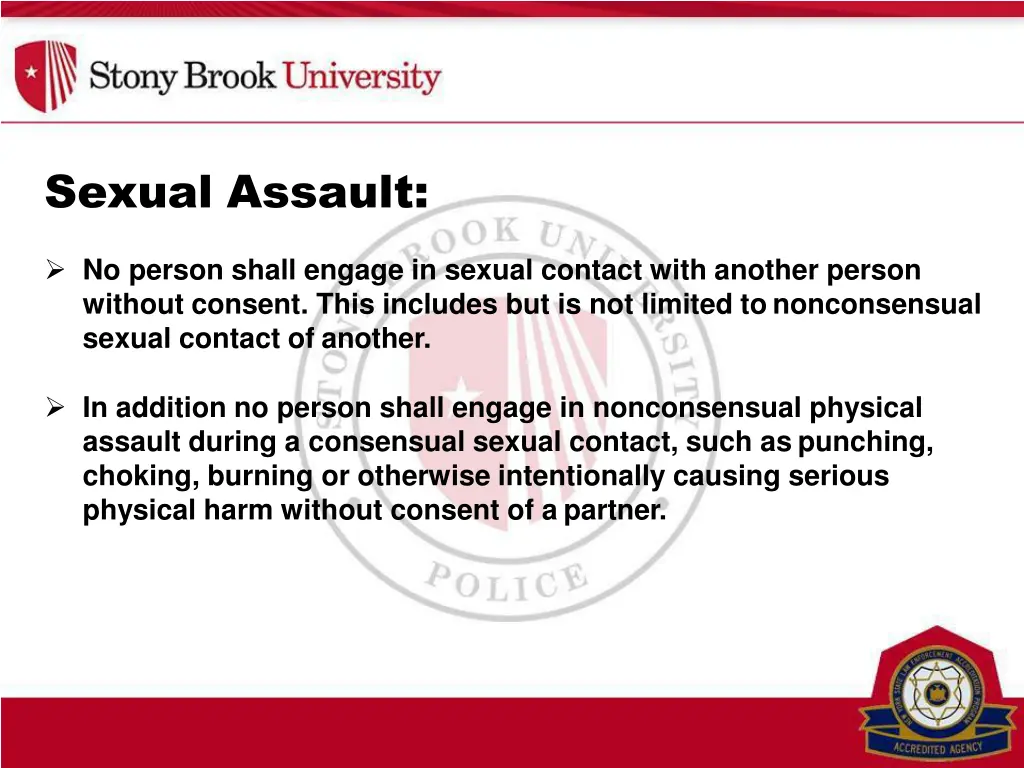 sexual assault