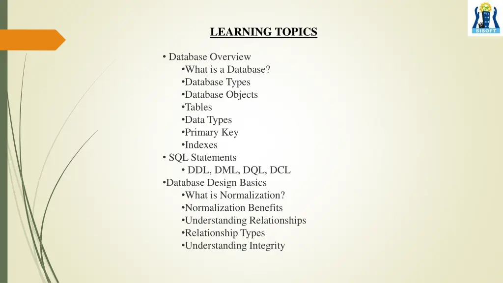 learning topics