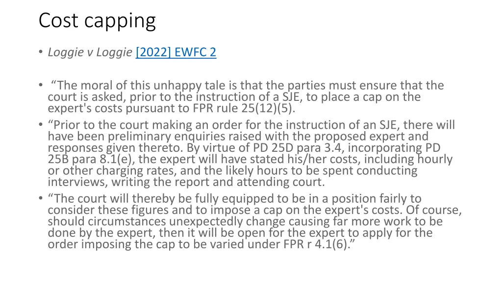 cost capping