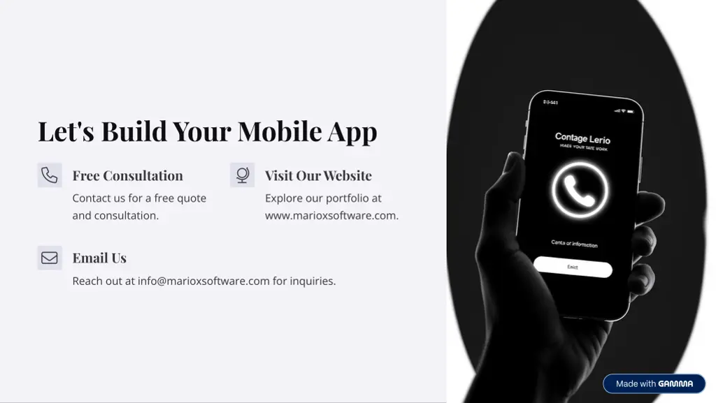 let s build your mobile app