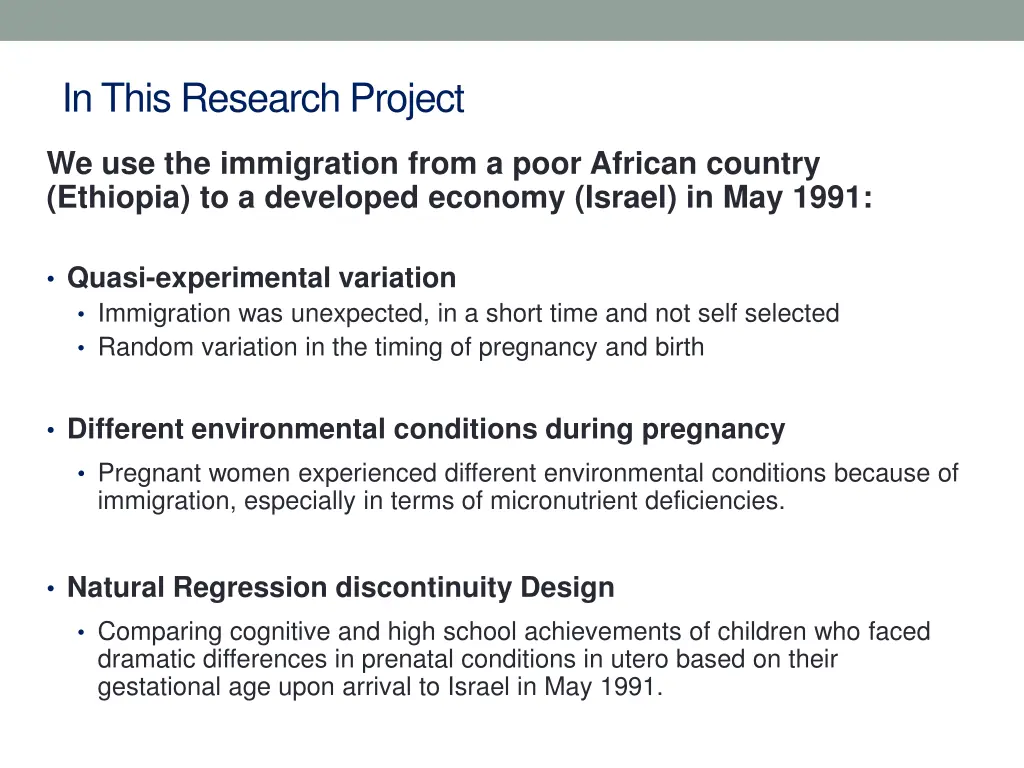 in this research project