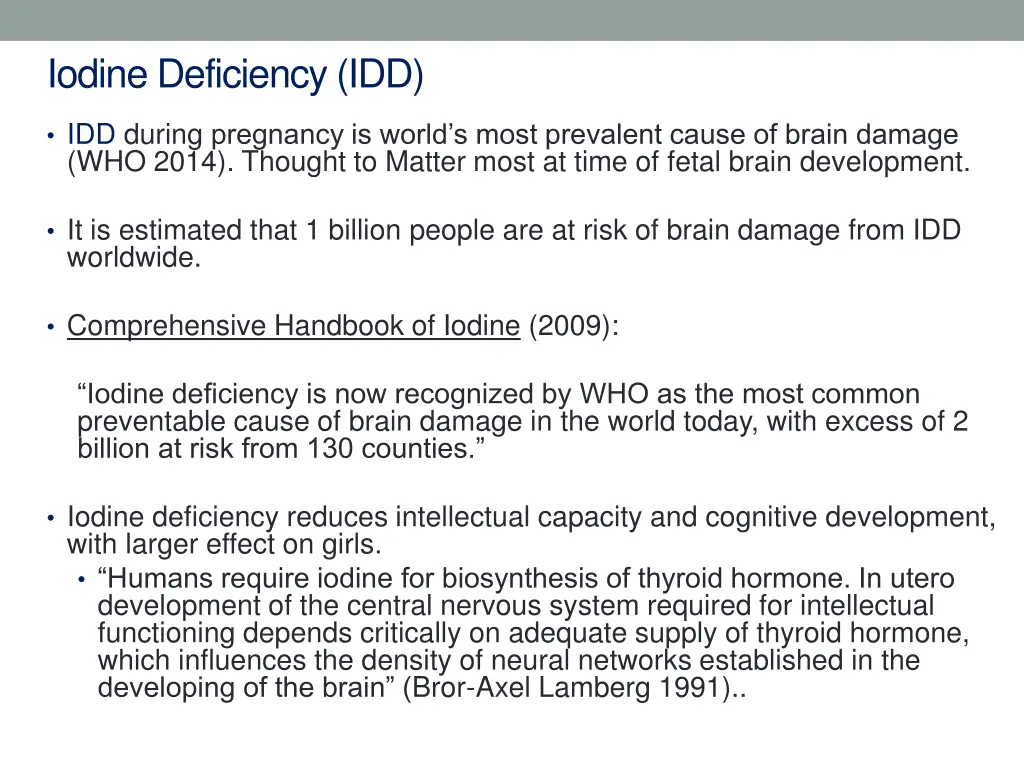 iodine deficiency idd
