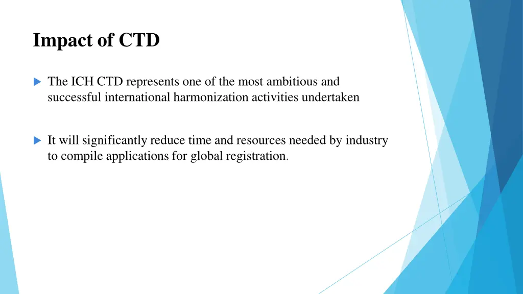 impact of ctd