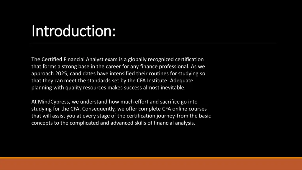 introduction introduction