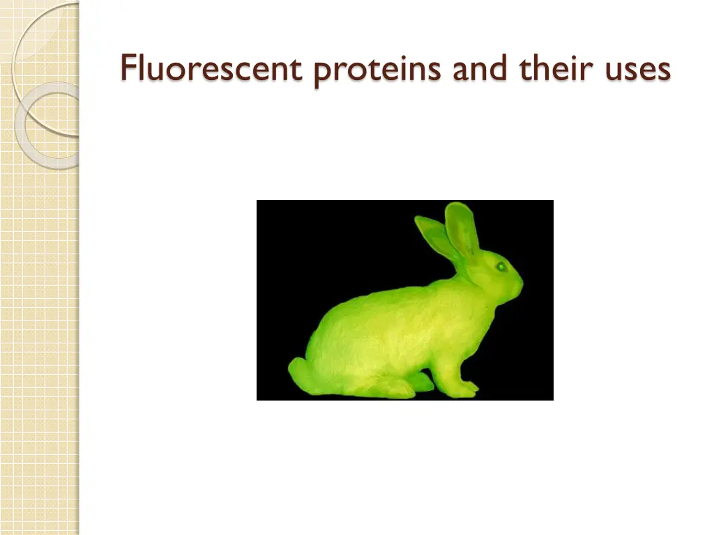 fluorescent proteins and their uses 2