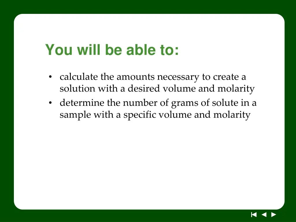 you will be able to