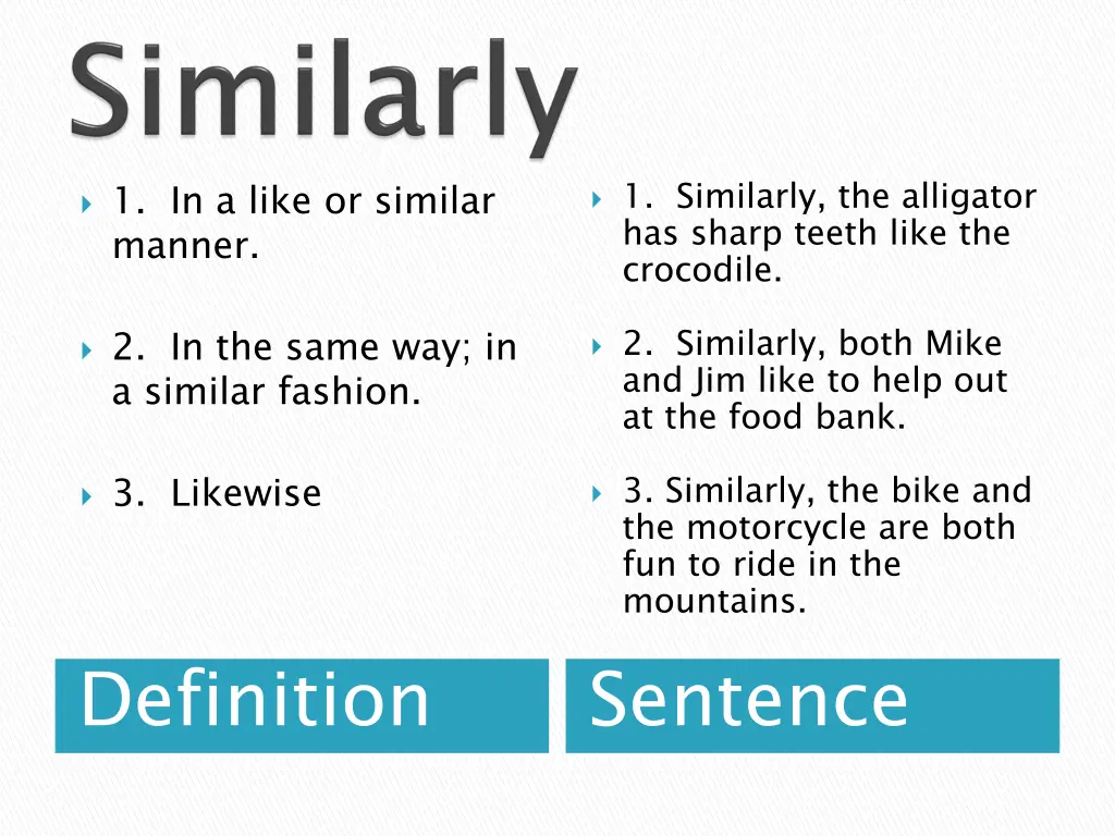 1 similarly the alligator has sharp teeth like