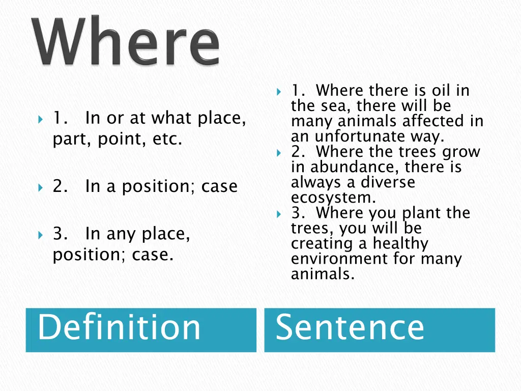 1 where there is oil in the sea there will