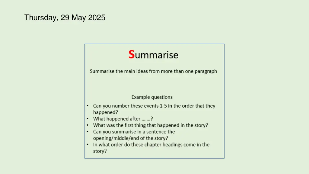 thursday 29 may 2025 2