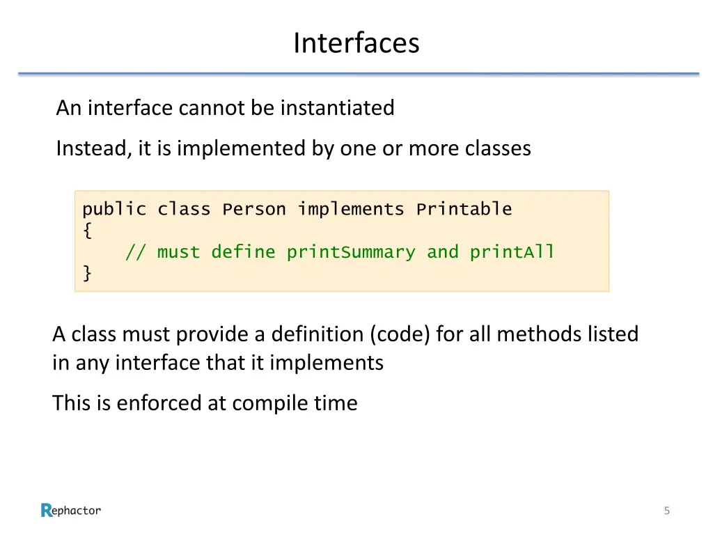 interfaces 3