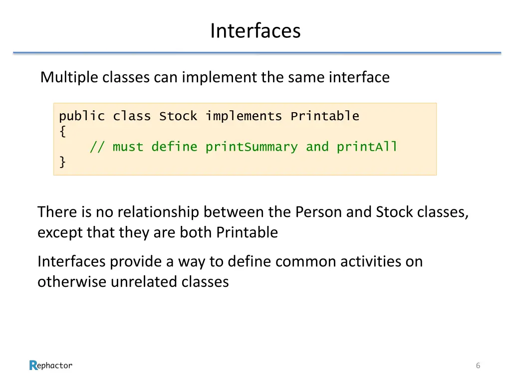 interfaces 4
