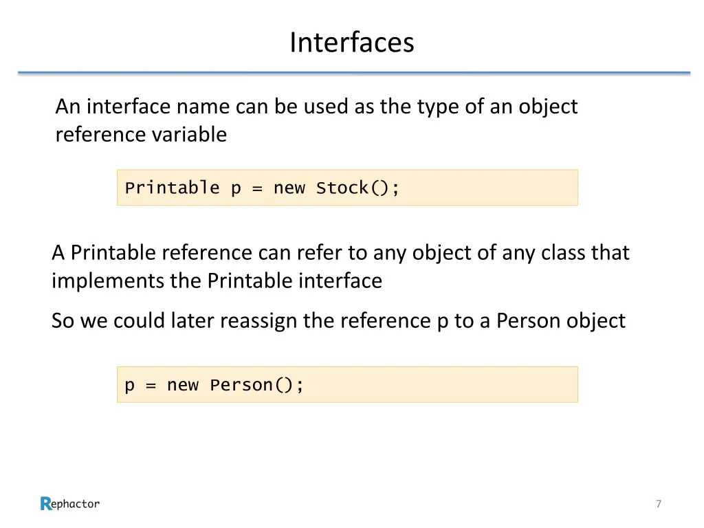 interfaces 5