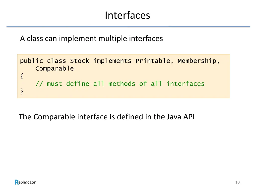 interfaces 8