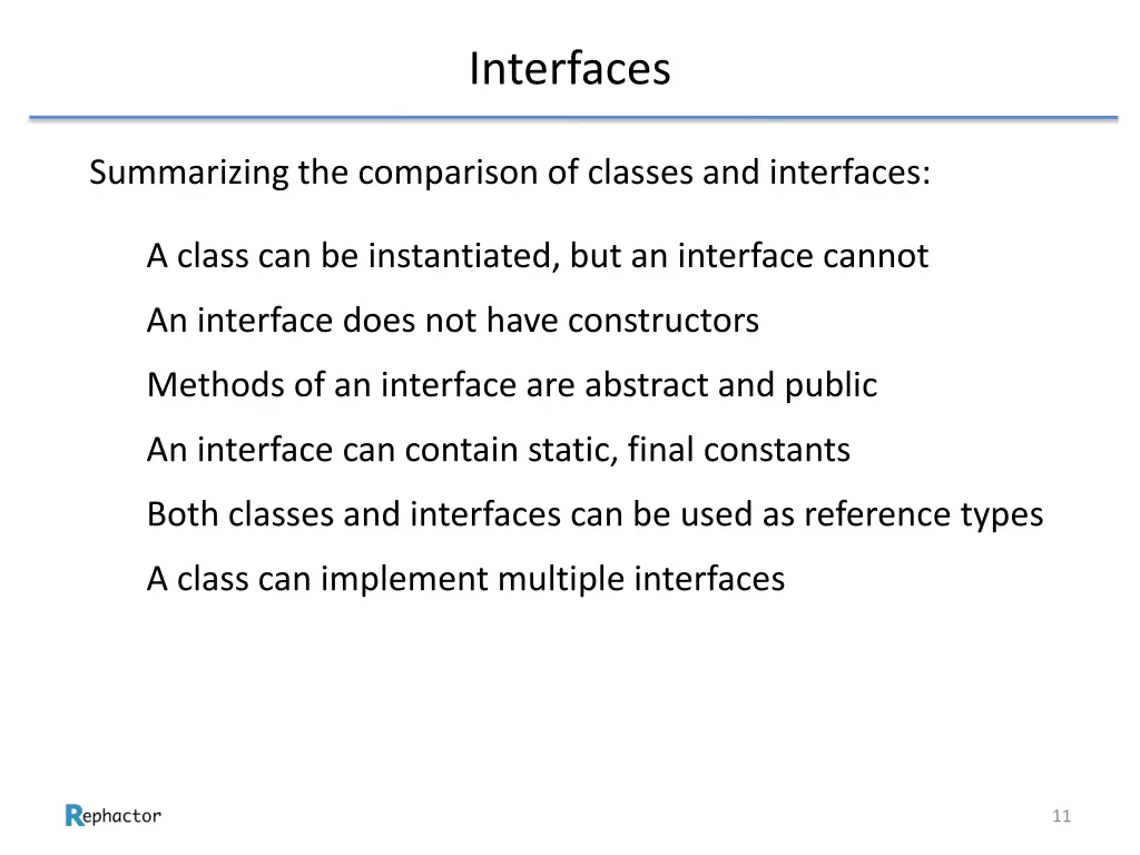 interfaces 9