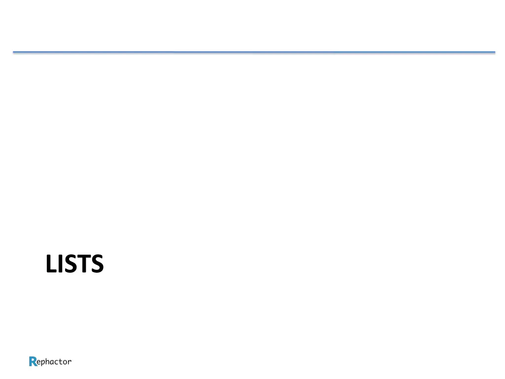 lists