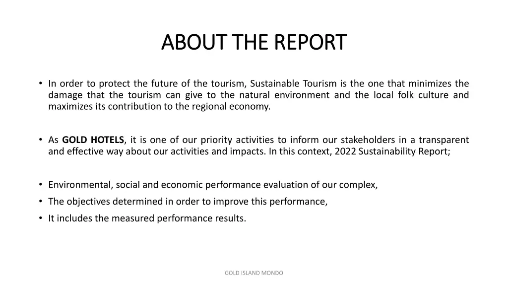 about the report about the report