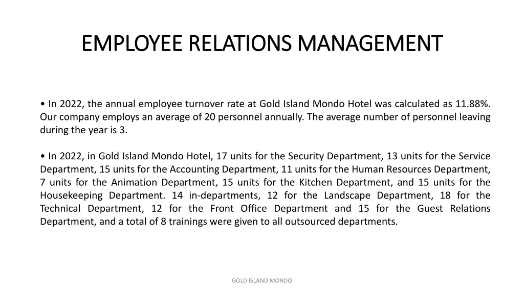 employee relations management employee relations