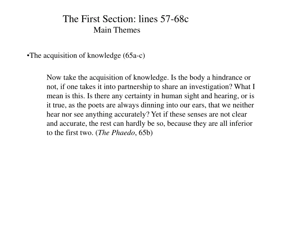 the first section lines 57 68c main themes 1