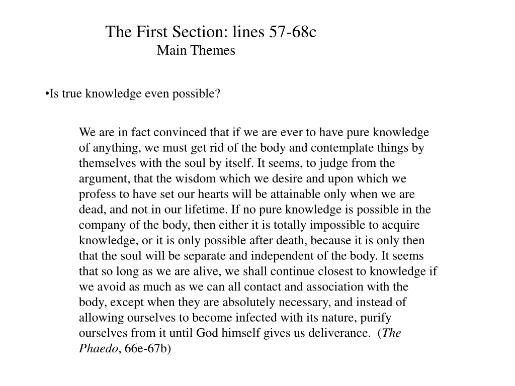 the first section lines 57 68c main themes 4