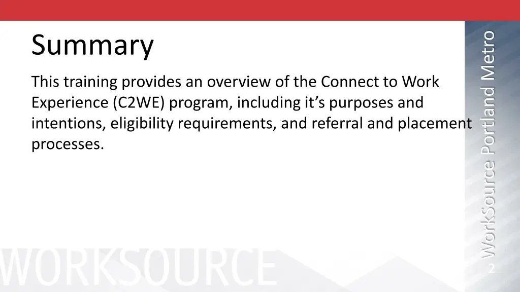 2 worksource portland metro