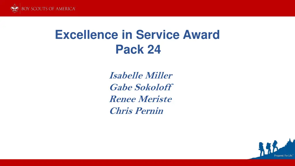 excellence in service award pack 24