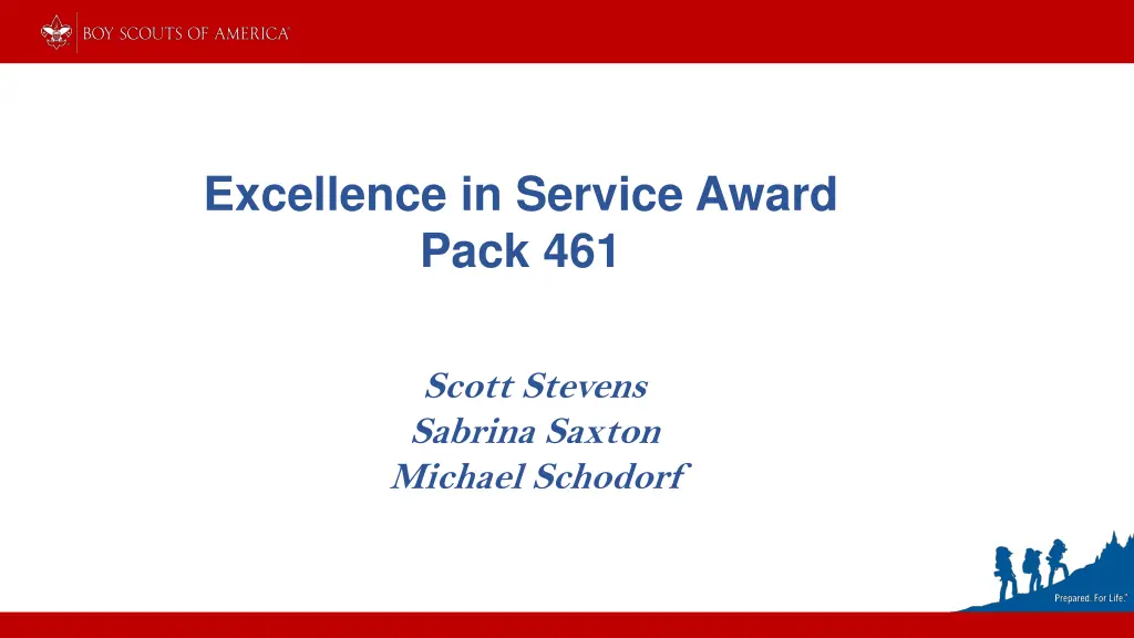 excellence in service award pack 461