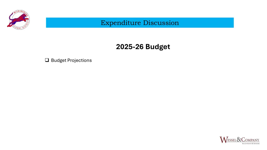 expenditure discussion
