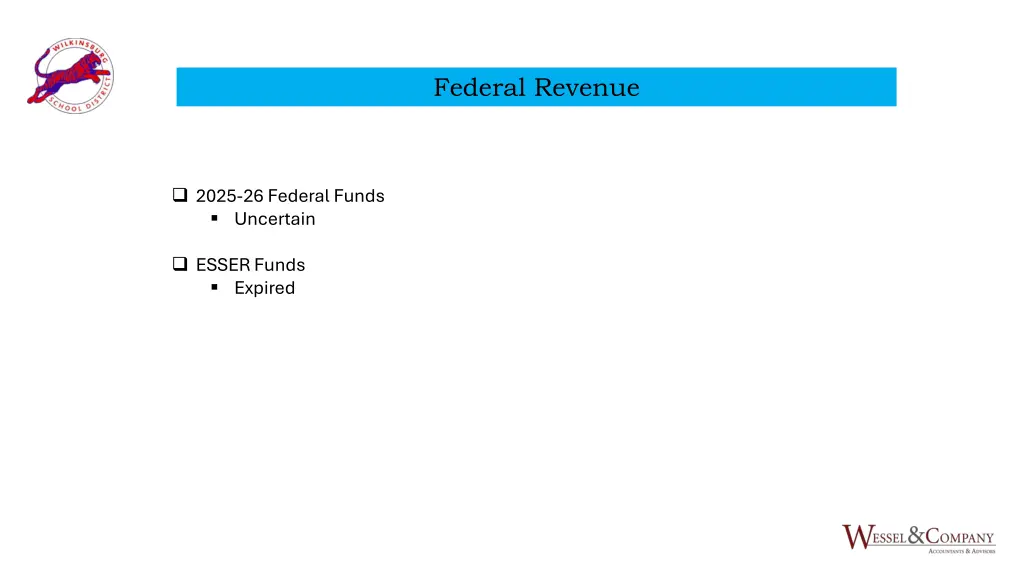 federal revenue