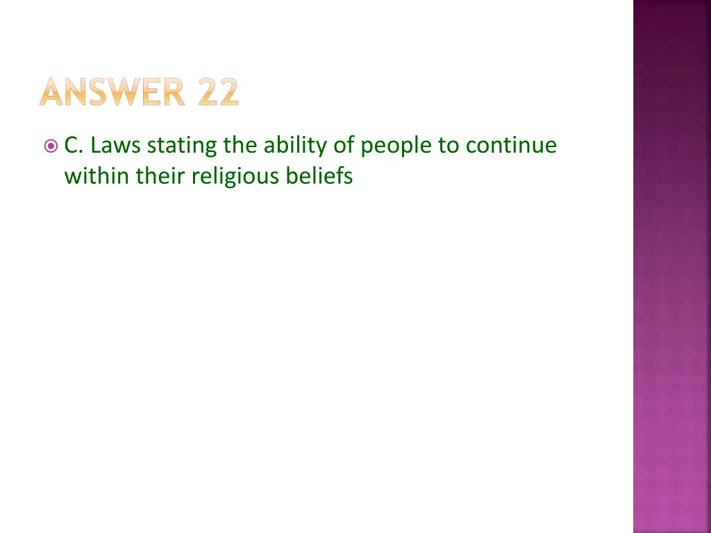 answer 22